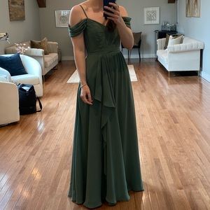Azazie Eucalyptus Bridesmaid Dress